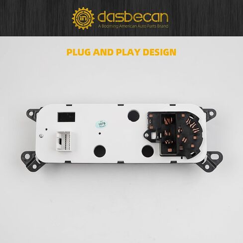 Dasbecan 55057079AB HVAC وحدة التحكم في المناخ، لوحة التحكم في التكييف، سخان تيار متردد متوافق مع 2006-2008 دودج رام 1500 2500 3500 2008-2011 داكوتا يستبدل # P55056569AD P55056569AC in Saudi Arabia