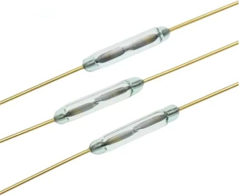 50Pcs/lot Switch 1.8 * 10mm Magnetic Control Switch MKA10110 Green Glass Switches Glass Normally Open NO Contact in Kuwait