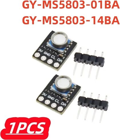 1Pcs GY-MS5803-01BA GY-MS5803-14BA MS5803-01BA MS5803-14BA 3V High Precision Pressure Sensor Liquid Pressure Module Small Volume(MS5803-14BA) in Kuwait