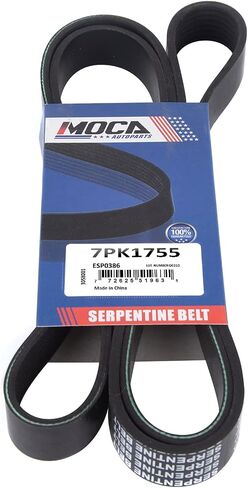 MOCA 7PK1755 EPDM Serpentine Belt fits 2004-2008 for Acura TSX 2.4L (Accessory Drive), 2007-2009 for Honda CR-V 2.4L (Accessory Drive) in Saudi Arabia