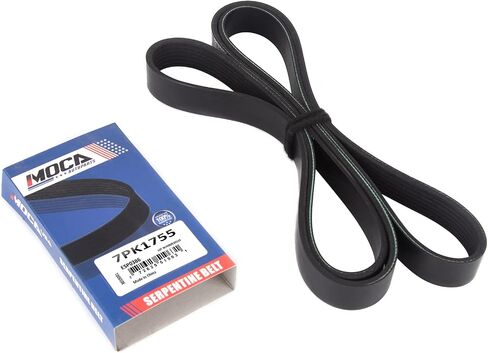 MOCA 7PK1755 EPDM Serpentine Belt fits 2004-2008 for Acura TSX 2.4L (Accessory Drive), 2007-2009 for Honda CR-V 2.4L (Accessory Drive) in Saudi Arabia