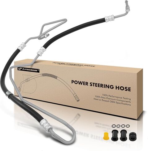 A-Premium Power Steering Pressure Hose Line Assembly Compatible with Dodge Charger Chrysler 300 2009-2010, AWD, Pump to Rack/Gear in Saudi Arabia