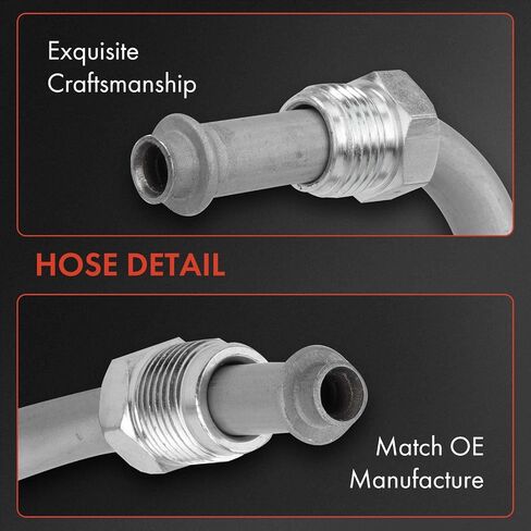 A-Premium Power Steering Pressure Hose Line Assembly Compatible with Dodge Charger Chrysler 300 2009-2010, AWD, Pump to Rack/Gear in Saudi Arabia