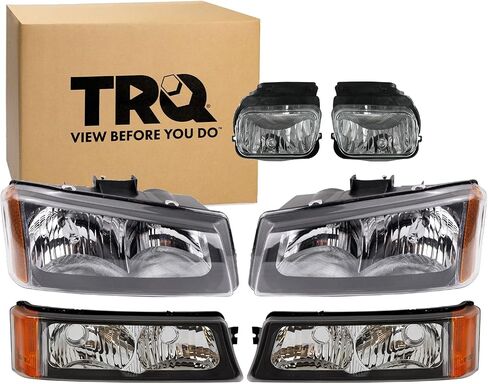 TRQ Lighting Kit Compatible with 03-04 Chevrolet GM2502224 GM2502257 GM2503224 GM2503257 GM2520185 GM2521185 GM2592123 GM2592127 GM2593127 in Saudi Arabia