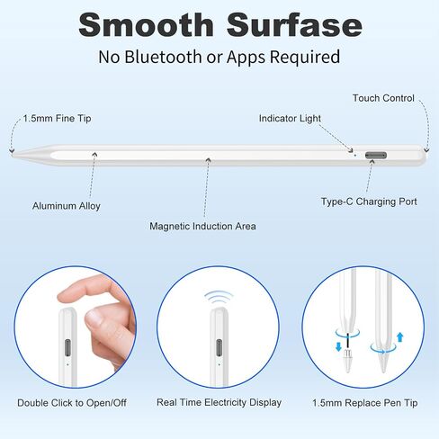 COO Universal Active Stylus Pen for iOS, Android & Samsung Touch Screens in Saudi Arabia