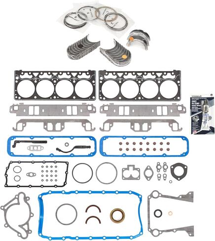 MA-5741119683-2 Full Gasket Set Bearings Rings Compatible With/For 98-03 Jeep Dodge Durango RAM Dakota 5.9L OHV in Saudi Arabia