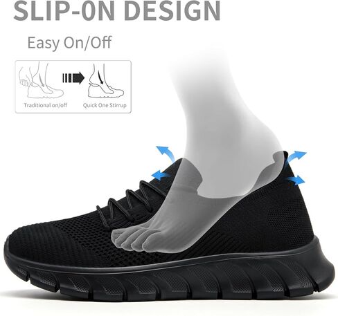 Mens Running Shoes Tennis Sneakers Gym Walking Slip On Lightweight Breathable Comfortable Fashion in Saudi Arabia