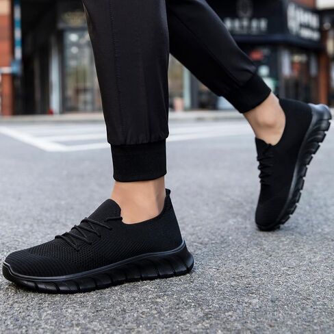 Mens Running Shoes Tennis Sneakers Gym Walking Slip On Lightweight Breathable Comfortable Fashion in Saudi Arabia