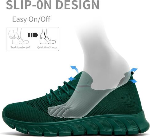 Mens Running Shoes Tennis Sneakers Gym Walking Slip On Lightweight Breathable Comfortable Fashion in Saudi Arabia