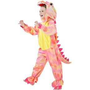 DearSun الطفل تي ريكس ديناصور زي ديناصور زي للأطفال فستان بتصميم حالم زي مقنعين رومبير بذلة in Kuwait