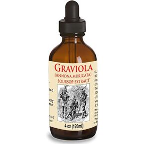 Organic Graviola Liquid Soursop Extract 4 oz Wildcrafted Tincture (Annona Muricata) : Immune System Booster (4oz) in Saudi Arabia