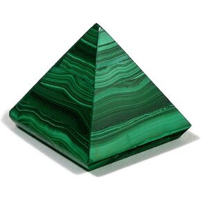 تمثال هرم الملكيت لديكور المنزل - شفاء طاقة الشاكرا - صغير - 30x30x30 ملم in Kuwait