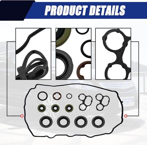 ZOKYUYS® VS50825R حشية غطاء صمام المحرك، تناسب Toyota Camry 2.5، Highlander Sienna Venza 2.7L، RAV4 Lexus ES300h/NX300h، Scion TC 2.5L، 2010-2020، استبدال OEM VS50721 in Saudi Arabia