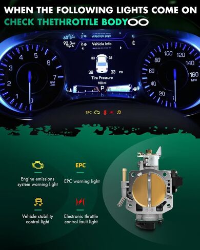 SCTIOO جسم الخانق B/D/F/H سلسلة W/TPS ومستشعر الخريطة-309051050 SCTIOO جودة مطورة تناسب Acura Integra، لهوندا Civic/Civic del Sol/Prelude/ S2000 (GSR B D 1.8L 2.2L) مجموعة جسم الخانق in Kuwait