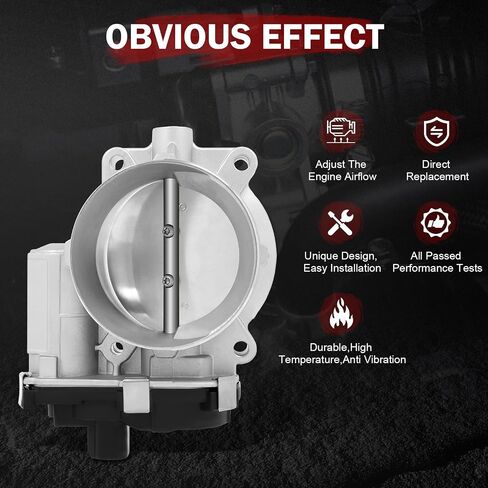 S20008 Throttle Body assembly Compatible 2006-2007 for Buick Rainier 5.3L 2007-2008 for Cadillac Escalade/ESV/EXT 6.2L 2007-2008 for chevy Avalanche 5.3L ONly fit Engine VIN 0; Engine VIN 3 in Saudi Arabia