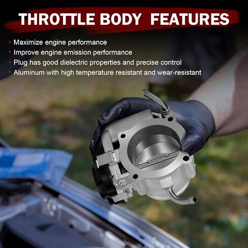 S20008 Throttle Body assembly Compatible 2006-2007 for Buick Rainier 5.3L 2007-2008 for Cadillac Escalade/ESV/EXT 6.2L 2007-2008 for chevy Avalanche 5.3L ONly fit Engine VIN 0; Engine VIN 3 in Saudi Arabia