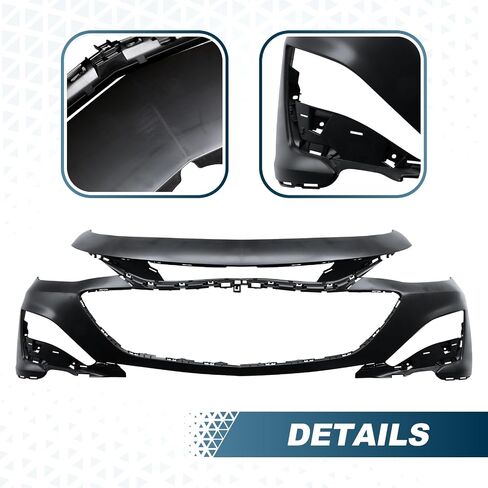 PENSUN Front Bumper Cover w/Grill Grille Trim Fit for Chevy Chevrolet Malibu 2019 2020 2021 2022 2023 2024 in Saudi Arabia