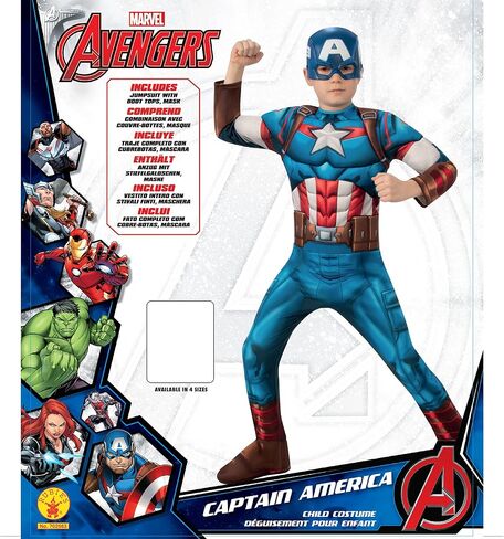 Rubies 702563Xs Captain America Classic Formal Costume, Boys, Xs, 3 to 4 Years in Saudi Arabia