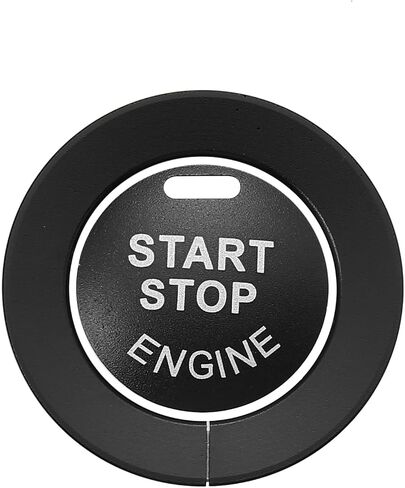 X AUTOHAUX Engine Push Start Stop Button Cover for Infiniti Q50 Q60 QX60 for Nissan Altima Maxima Titan Pathfinder Car Accessories Trim Ring Protector Stickers Black in Saudi Arabia