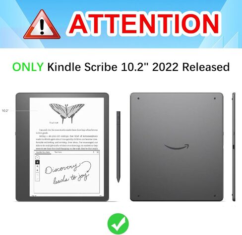 for Amazon Kindle Scribe Case Folio Cover 10.2 Inch for Women Girls Cute Fashion Design Girly Kawaii Quotes Active Pretty Teens Unique Aesthetic E-Book Cases for Kindle Scribe 10.2" in Kuwait