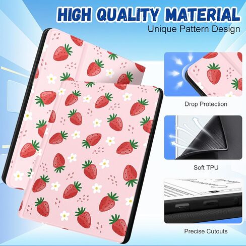 for Amazon Kindle Scribe Case Folio Cover 10.2 Inch for Women Girls Cute Fashion Design Girly Kawaii Quotes Active Pretty Teens Unique Aesthetic E-Book Cases for Kindle Scribe 10.2" in Kuwait