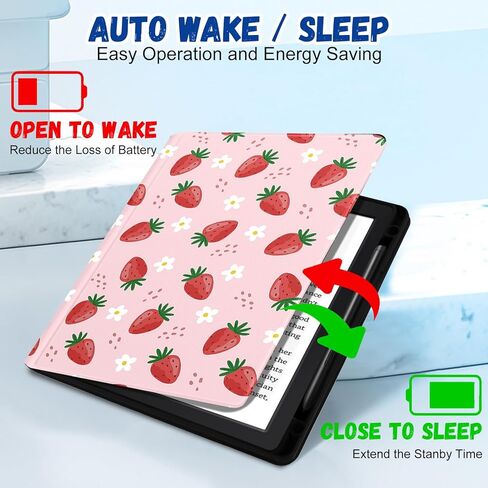 for Amazon Kindle Scribe Case Folio Cover 10.2 Inch for Women Girls Cute Fashion Design Girly Kawaii Quotes Active Pretty Teens Unique Aesthetic E-Book Cases for Kindle Scribe 10.2" in Kuwait