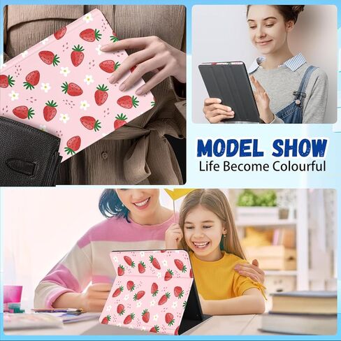 for Amazon Kindle Scribe Case Folio Cover 10.2 Inch for Women Girls Cute Fashion Design Girly Kawaii Quotes Active Pretty Teens Unique Aesthetic E-Book Cases for Kindle Scribe 10.2" in Kuwait