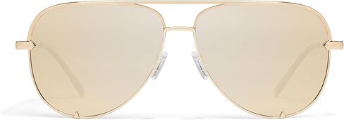Quay - Sunglasses for Men & Women, Aviator Lenses with UV Protection, Oversized Sunglasses (High Key Large) in Saudi Arabia