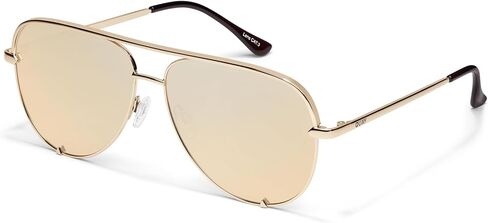 Quay - Sunglasses for Men & Women, Aviator Lenses with UV Protection, Oversized Sunglasses (High Key Large) in Saudi Arabia