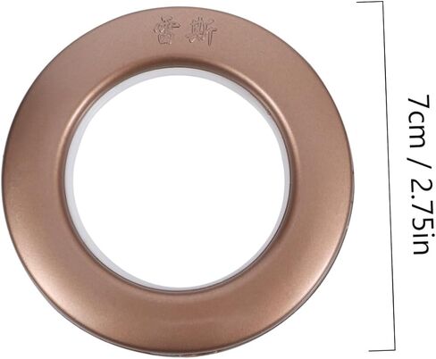PRETYZOOM 75pcs Low Noise Curtain Grommets Reusable Eyelet Rings for Easy Installation for Roman Shades and Drapery for Home Decor in Saudi Arabia