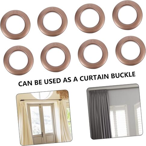 PRETYZOOM 75pcs Low Noise Curtain Grommets Reusable Eyelet Rings for Easy Installation for Roman Shades and Drapery for Home Decor in Saudi Arabia