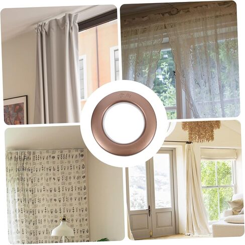 PRETYZOOM 75pcs Low Noise Curtain Grommets Reusable Eyelet Rings for Easy Installation for Roman Shades and Drapery for Home Decor in Saudi Arabia