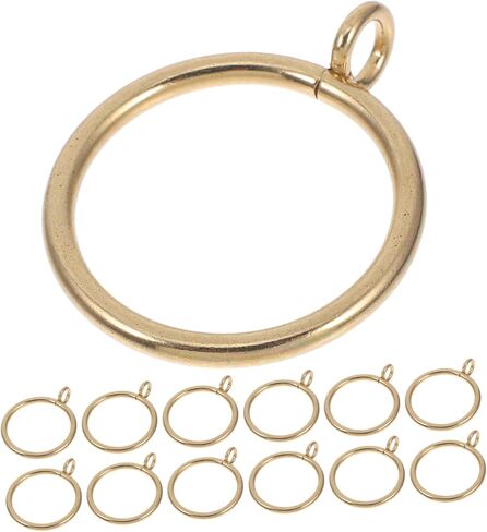 Alipis 20pcs Plated Curtain Clips Metal Drapery Holdbacks for Easy Installation Rods for Roman Blinds and Drapes Inner in Saudi Arabia