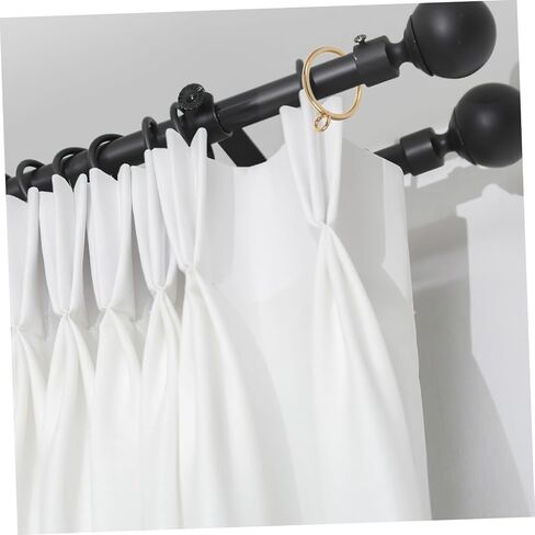 Alipis 20pcs Plated Curtain Clips Metal Drapery Holdbacks for Easy Installation Rods for Roman Blinds and Drapes Inner in Saudi Arabia