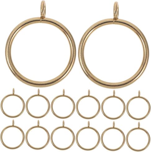 Cabilock 20pcs Metal Curtain Eyelets and Clips Drapery Holdbacks for Roman Shades and Drapes Finish Inner Easy Installation for Home in Saudi Arabia