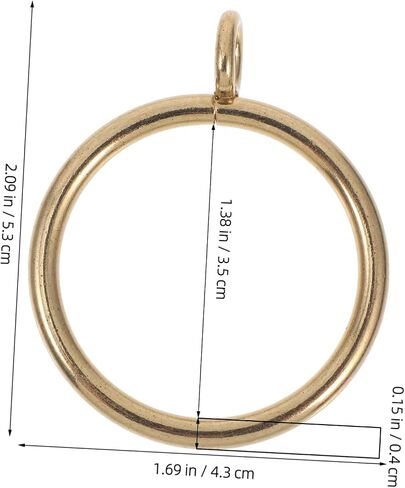 Cabilock 20pcs Metal Curtain Eyelets and Clips Drapery Holdbacks for Roman Shades and Drapes Finish Inner Easy Installation for Home in Saudi Arabia
