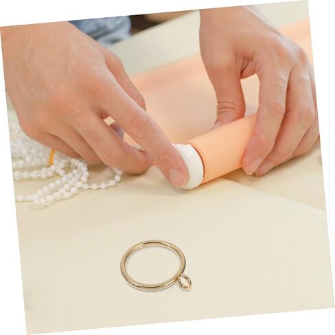 Cabilock 20pcs Metal Curtain Eyelets and Clips Drapery Holdbacks for Roman Shades and Drapes Finish Inner Easy Installation for Home in Saudi Arabia