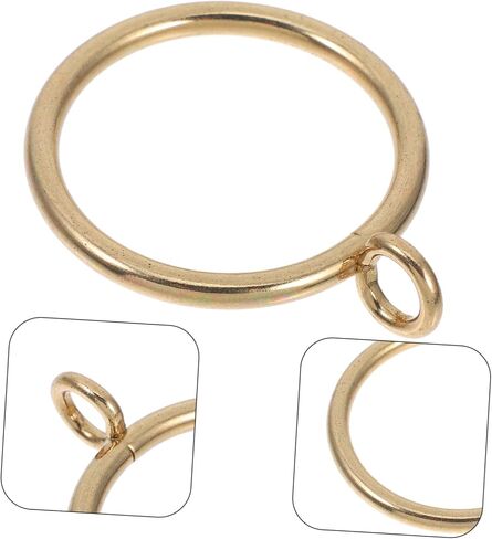 Cabilock 20pcs Metal Curtain Eyelets and Clips Drapery Holdbacks for Roman Shades and Drapes Finish Inner Easy Installation for Home in Saudi Arabia