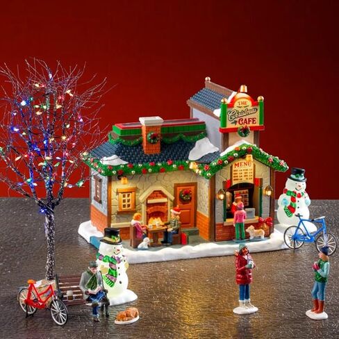 Lemax The Christmas Café Set, House Set, #56675 in Saudi Arabia