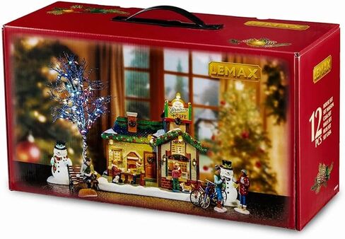 Lemax The Christmas Café Set, House Set, #56675 in Saudi Arabia