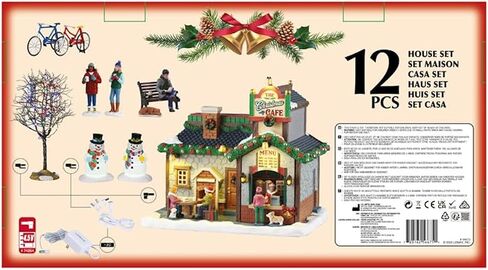 Lemax The Christmas Café Set, House Set, #56675 in Saudi Arabia
