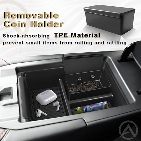 Muslogy Center Console Organizer Compatible with 2025 Nissan Kicks Accessories Armrest Middle Console Divider Storage Box with Coin Holder Card Slot Tray Divider Insert Organizer in Kuwait
