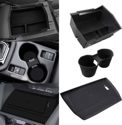 2025+ Forester Center Console شحن لاسلكي حصيرة واقية تناسب 2025 Forester (قاعدة Premium Sport Wilderness Limited Touring) وحدة التحكم المركزية إدراج بطانة مضادة للانزلاق ومضادة للغبار وحصائر مقاومة للماء in Kuwait