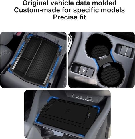 2025+ Forester Center Console شحن لاسلكي حصيرة واقية تناسب 2025 Forester (قاعدة Premium Sport Wilderness Limited Touring) وحدة التحكم المركزية إدراج بطانة مضادة للانزلاق ومضادة للغبار وحصائر مقاومة للماء in Kuwait