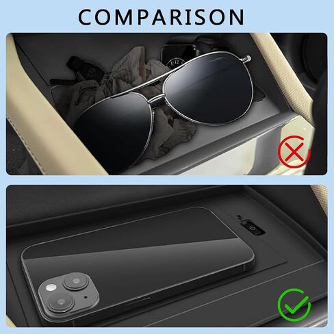2025+ Forester Center Console شحن لاسلكي حصيرة واقية تناسب 2025 Forester (قاعدة Premium Sport Wilderness Limited Touring) وحدة التحكم المركزية إدراج بطانة مضادة للانزلاق ومضادة للغبار وحصائر مقاومة للماء in Kuwait