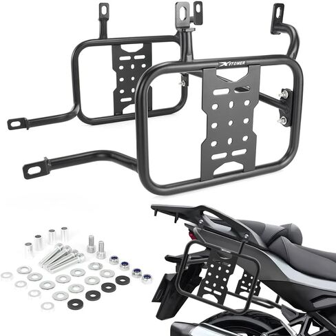 Xitomer Motorcycle Saddlebag Pannier Rack Compatible with NT 1100 2022-2025 Cargo Support Carrier Rear Luggage Rack Black in Saudi Arabia