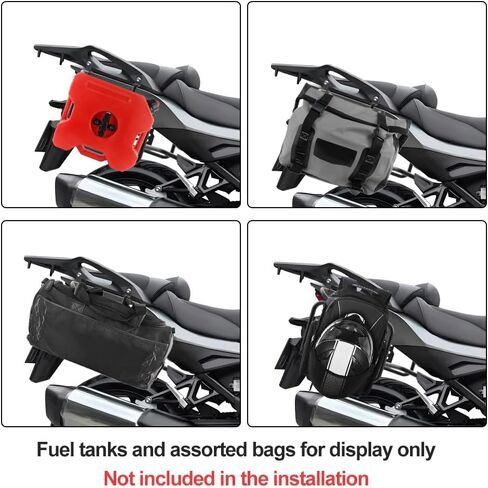 Xitomer Motorcycle Saddlebag Pannier Rack Compatible with NT 1100 2022-2025 Cargo Support Carrier Rear Luggage Rack Black in Saudi Arabia