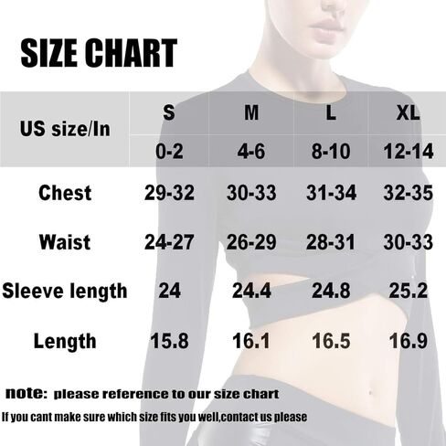 FITTOO Women's Crop Long Sleeves Workout Tops Font Criss-Crosss Sports Shirts Fitness Activewear in Kuwait