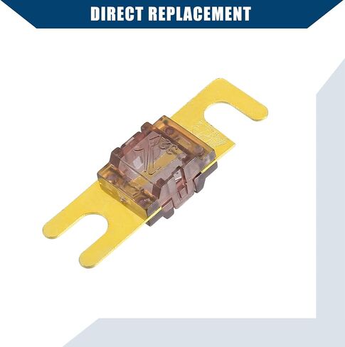 Mini ANL Fuses 175A / Audio CD Fuse for Car Motorcycle Boat/Durable Plastic Metal / 5 Pcs Gold Tone Brown in Saudi Arabia