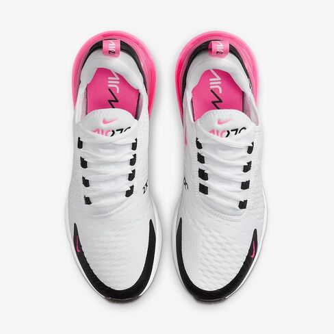 Nike Air Max 270 Women's Shoes (AH6789-127, White/Black/White/Hyper Pink) in Saudi Arabia